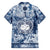 Samoa 685 Family Matching Tank Maxi Dress and Hawaiian Shirt Polynesian Pattern Tie Dye Style