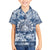 Samoa 685 Family Matching Tank Maxi Dress and Hawaiian Shirt Polynesian Pattern Tie Dye Style