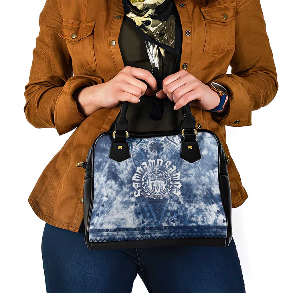 Samoa 685 Shoulder Handbag Polynesian Pattern Tie Dye Style