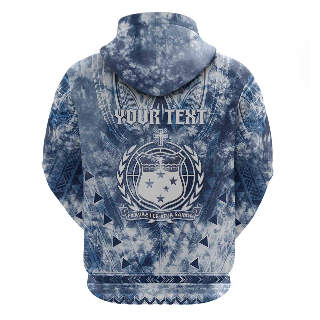 Samoa 685 Zip Hoodie Polynesian Pattern Tie Dye Style LT05 - Polynesian Pride