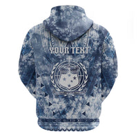 Samoa 685 Zip Hoodie Polynesian Pattern Tie Dye Style LT05 - Polynesian Pride