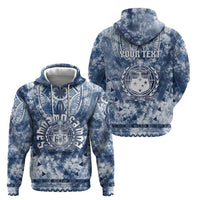 Samoa 685 Zip Hoodie Polynesian Pattern Tie Dye Style LT05 - Polynesian Pride