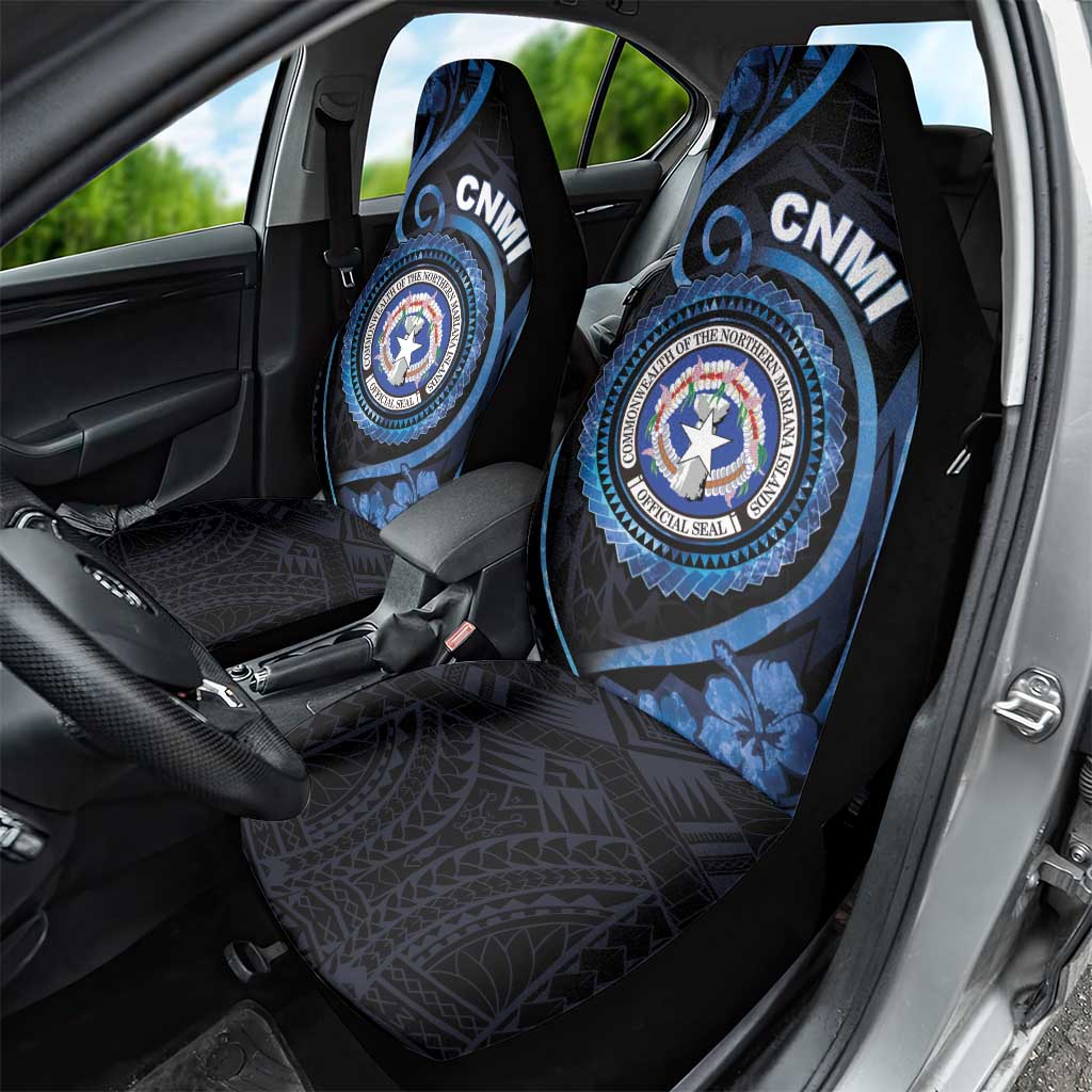 Northern Mariana Islands Car Seat Cover Ocean Floral Pattern LT05