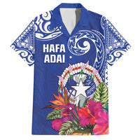 Hafa Adai Northern Mariana Islands Family Matching Tank Maxi Dress and Hawaiian Shirt Polynesian Tribal Pattern