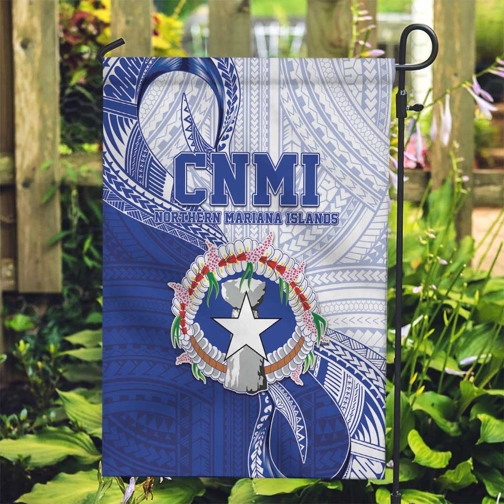 Northern Mariana Islands Garden Flag CNMI Seal LT05 Garden Flag Blue - Polynesian Pride