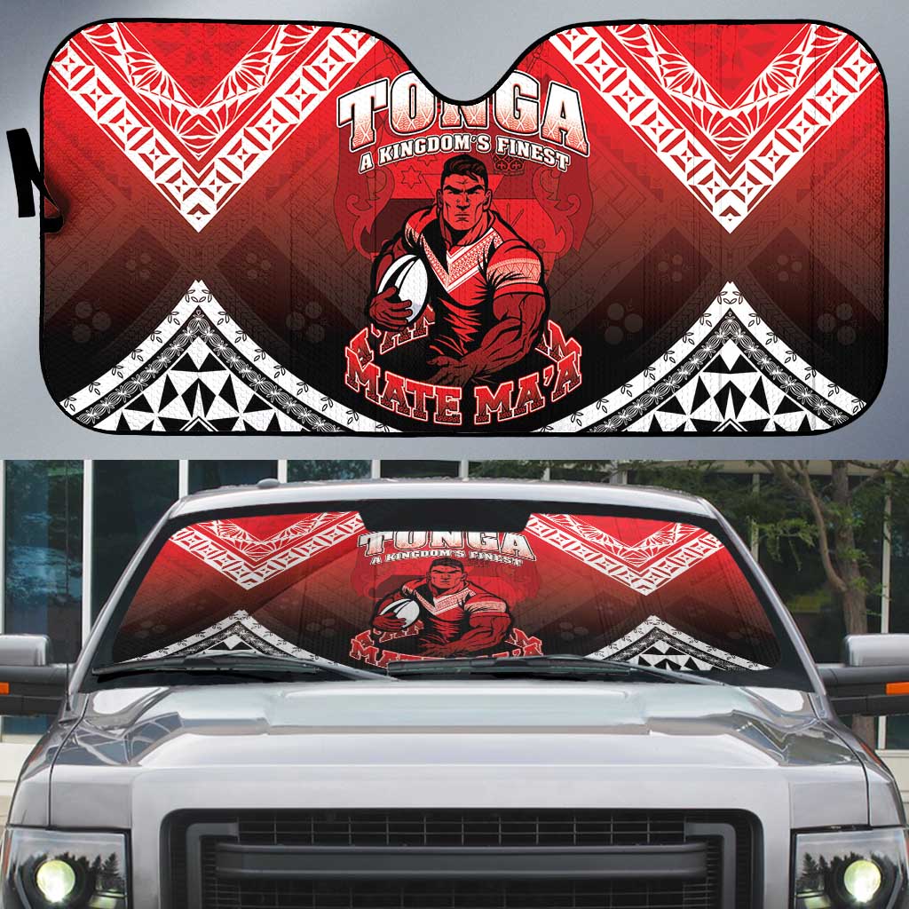 Rugby Tonga MMT Auto Sun Shade Mana O Tonga - Polynesian Pride