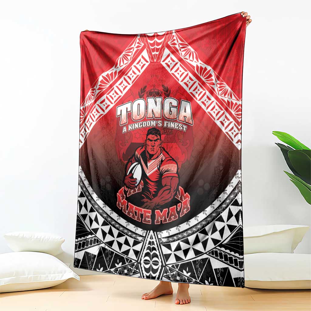 Rugby Tonga MMT Blanket Mana O Tonga - Polynesian Pride