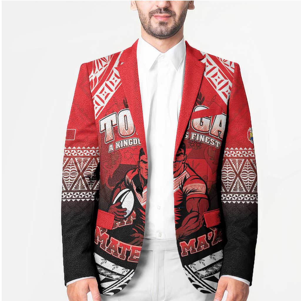 Custom Rugby Tonga MMT Blazer Mana O Tonga - Polynesian Pride