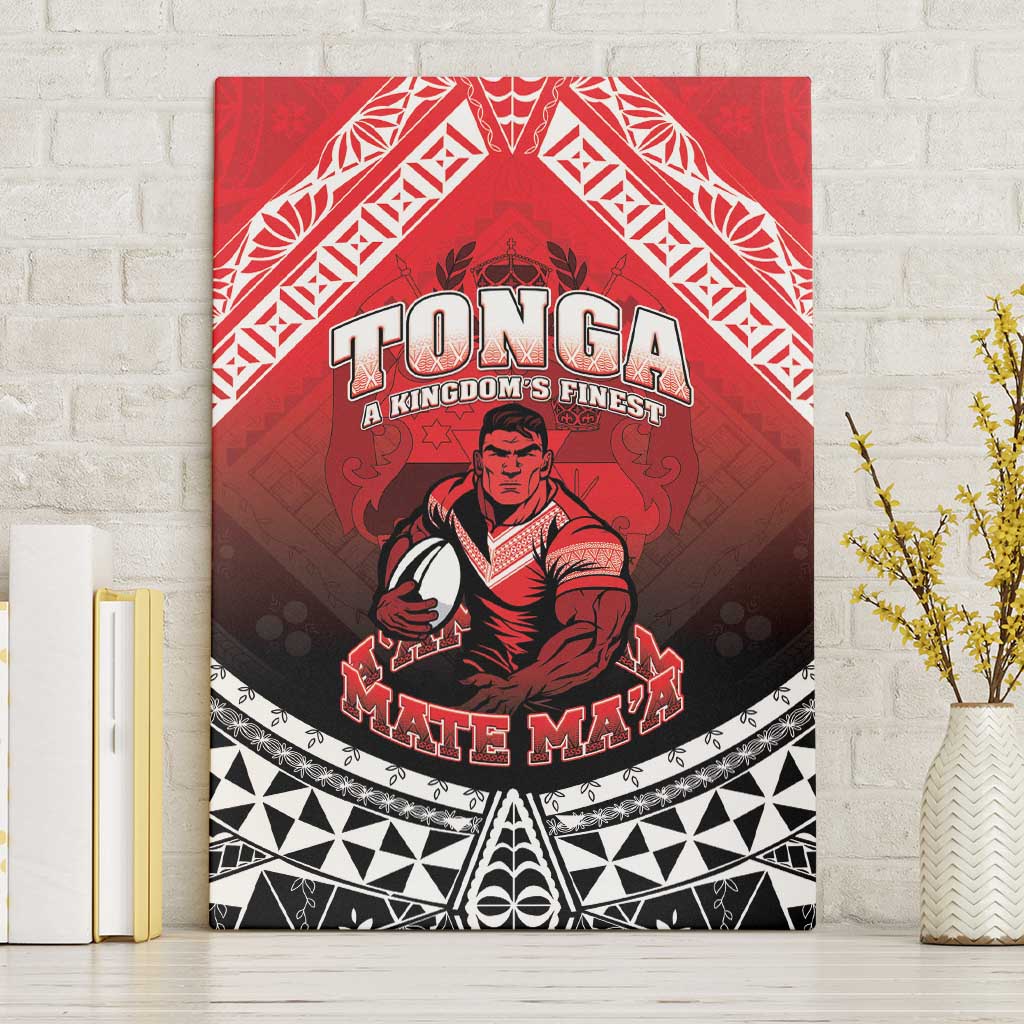 Rugby Tonga MMT Canvas Wall Art Mana O Tonga - Polynesian Pride