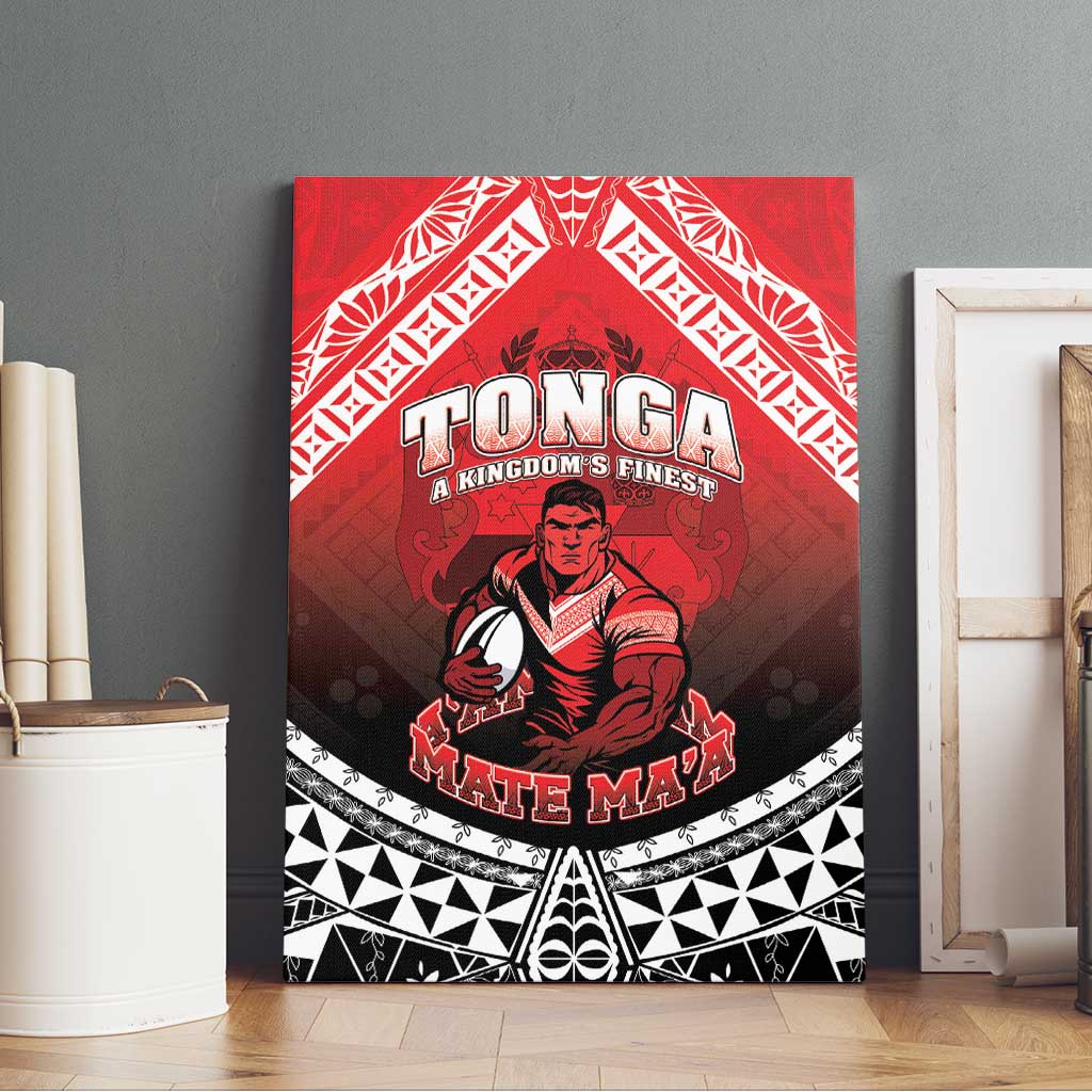 Rugby Tonga MMT Canvas Wall Art Mana O Tonga - Polynesian Pride