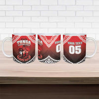 Custom Rugby Tonga MMT Ceramic Mug Mana O Tonga - Polynesian Pride