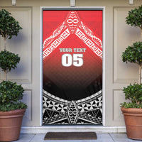 Custom Rugby Tonga MMT Door Cover Mana O Tonga - Polynesian Pride