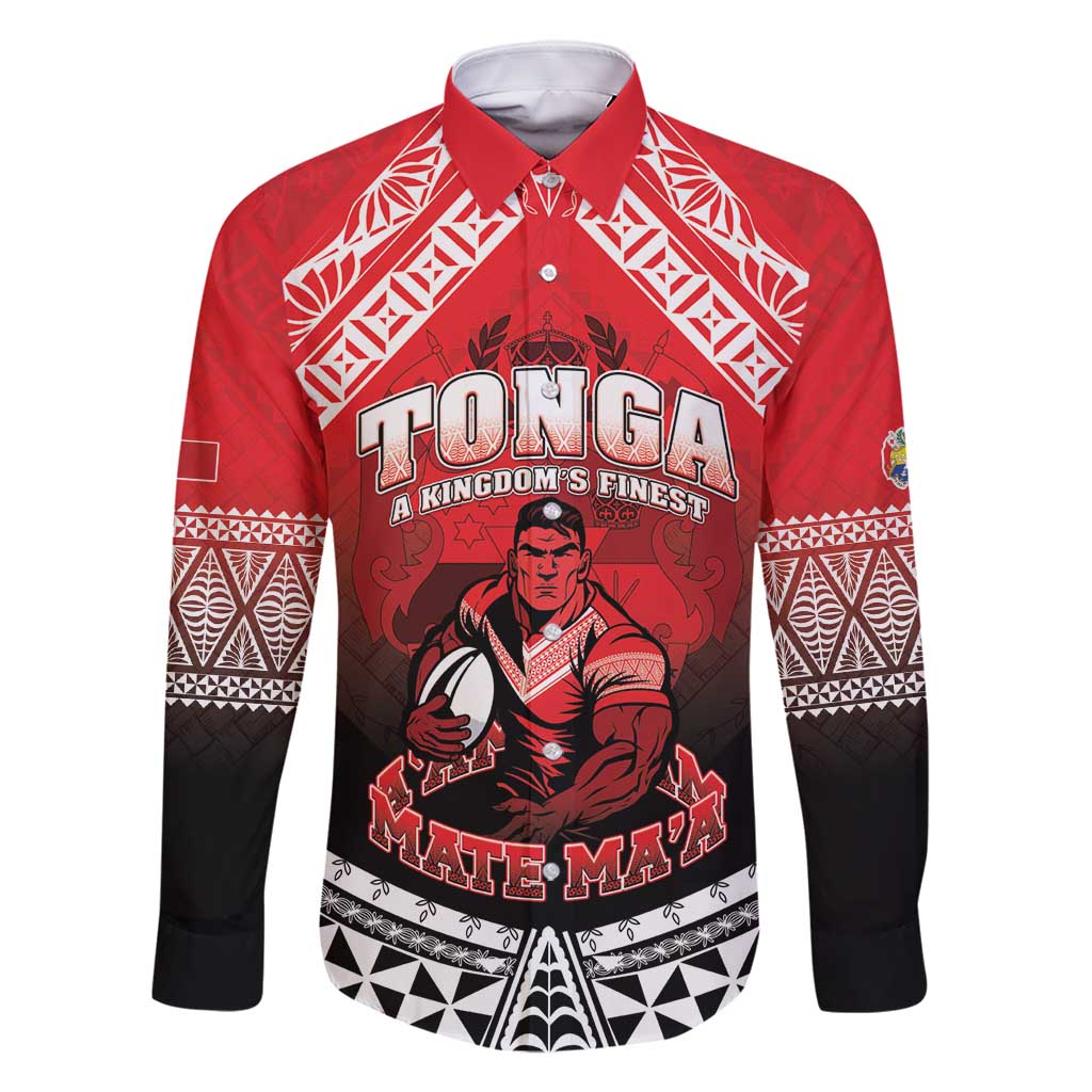 Custom Rugby Tonga MMT Family Matching Mermaid Dress and Hawaiian Shirt Mana O Tonga - Polynesian Pride