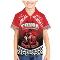 Custom Rugby Tonga MMT Family Matching Mermaid Dress and Hawaiian Shirt Mana O Tonga - Polynesian Pride