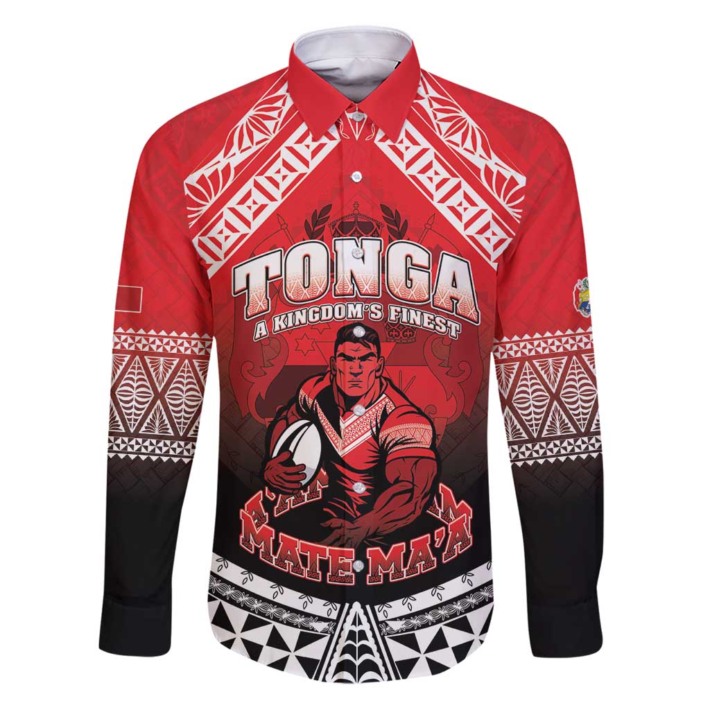 Custom Rugby Tonga MMT Family Matching Puletasi and Hawaiian Shirt Mana O Tonga - Polynesian Pride