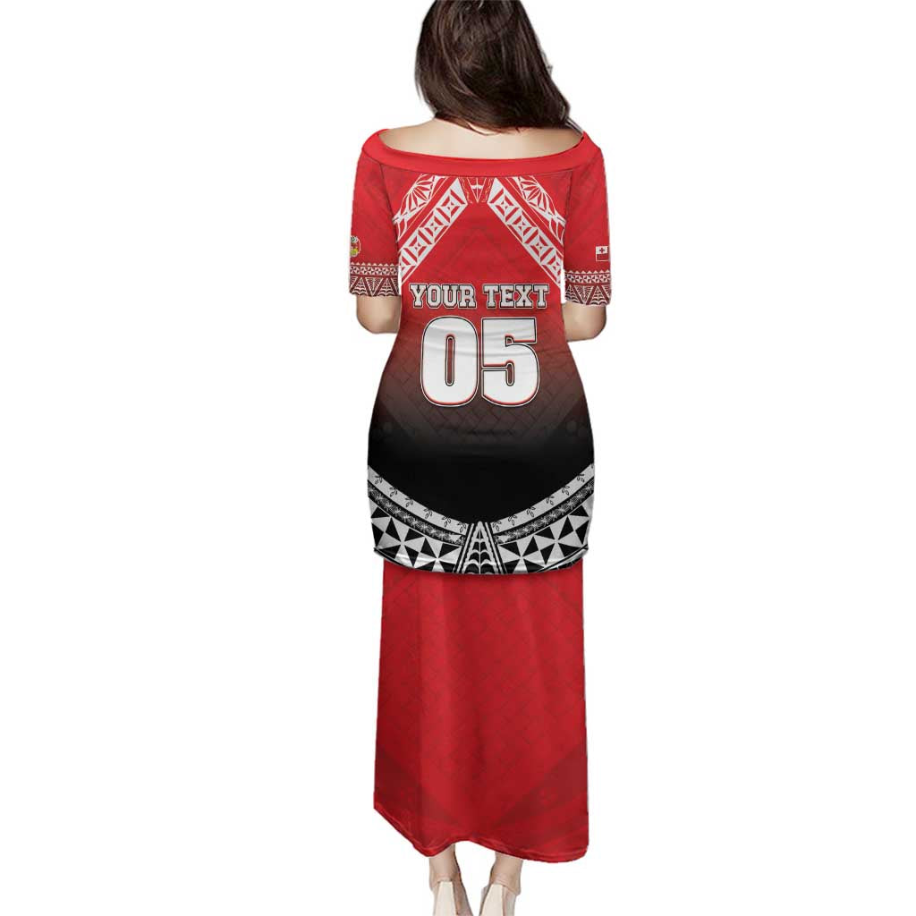 Custom Rugby Tonga MMT Family Matching Puletasi and Hawaiian Shirt Mana O Tonga - Polynesian Pride