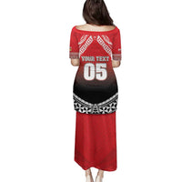 Custom Rugby Tonga MMT Family Matching Puletasi and Hawaiian Shirt Mana O Tonga - Polynesian Pride