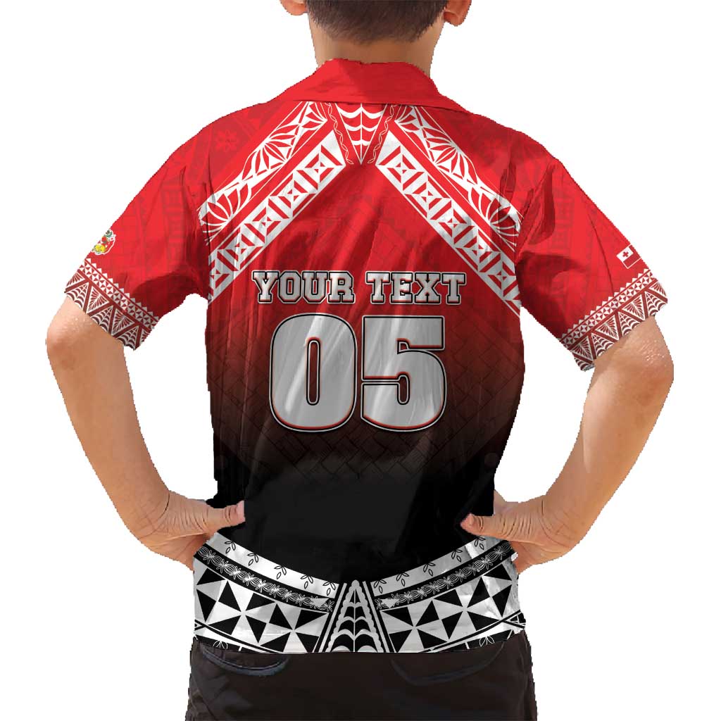 Custom Rugby Tonga MMT Family Matching Tank Maxi Dress and Hawaiian Shirt Mana O Tonga - Polynesian Pride