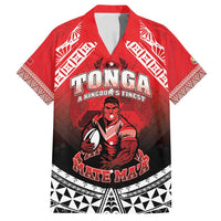 Custom Rugby Tonga MMT Family Matching Tank Maxi Dress and Hawaiian Shirt Mana O Tonga - Polynesian Pride