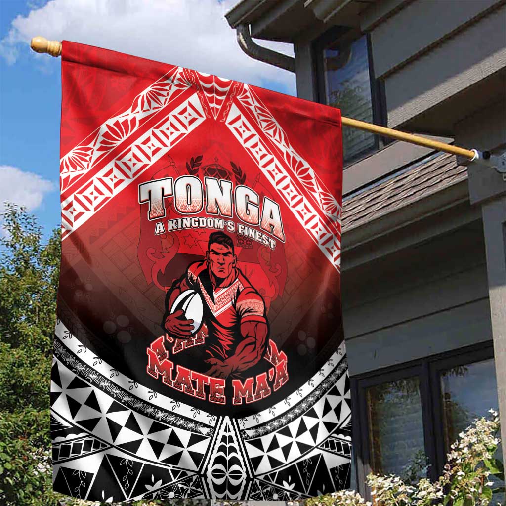 Rugby Tonga MMT Garden Flag Mana O Tonga - Polynesian Pride
