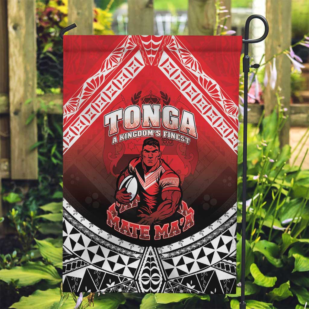 Rugby Tonga MMT Garden Flag Mana O Tonga - Polynesian Pride