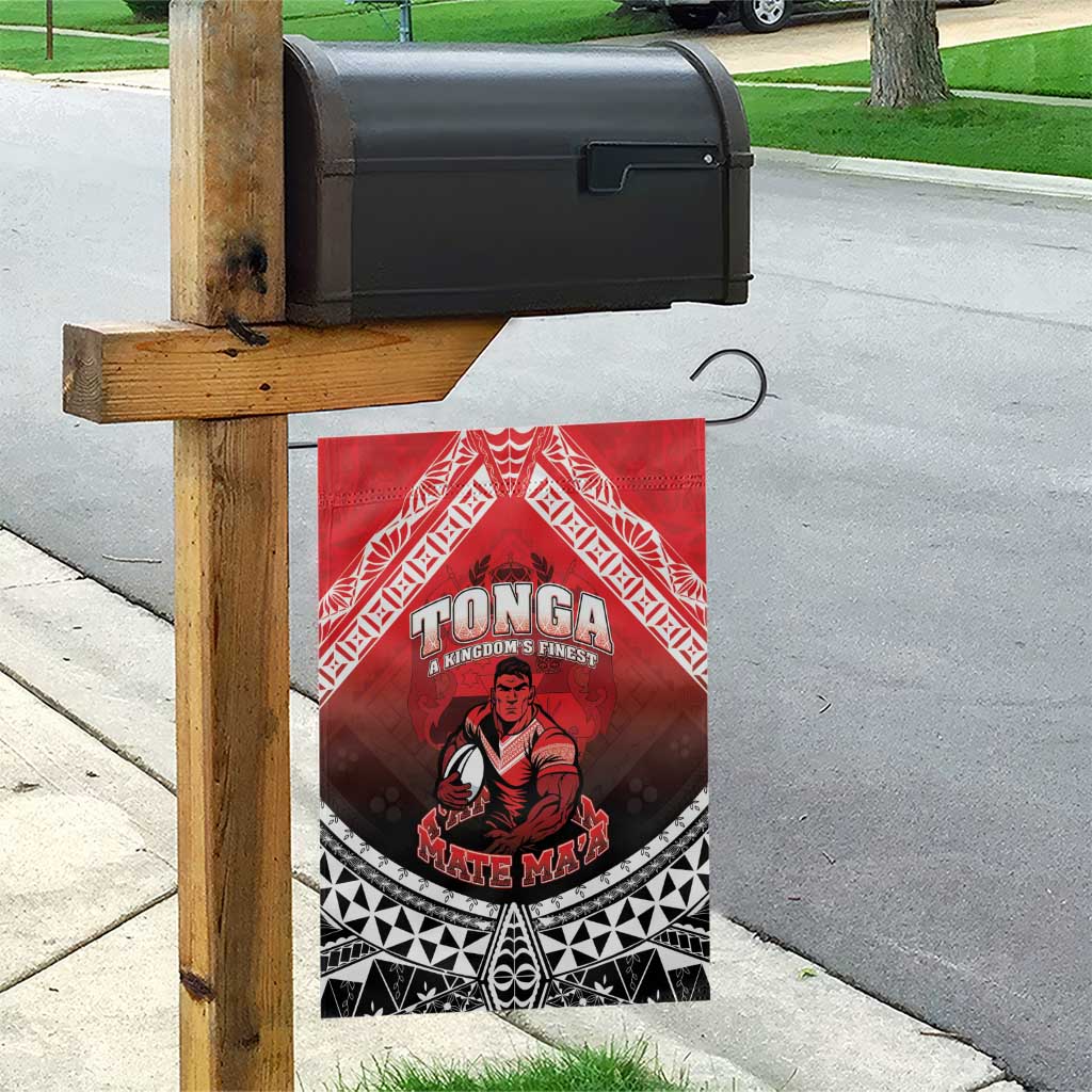 Rugby Tonga MMT Garden Flag Mana O Tonga - Polynesian Pride