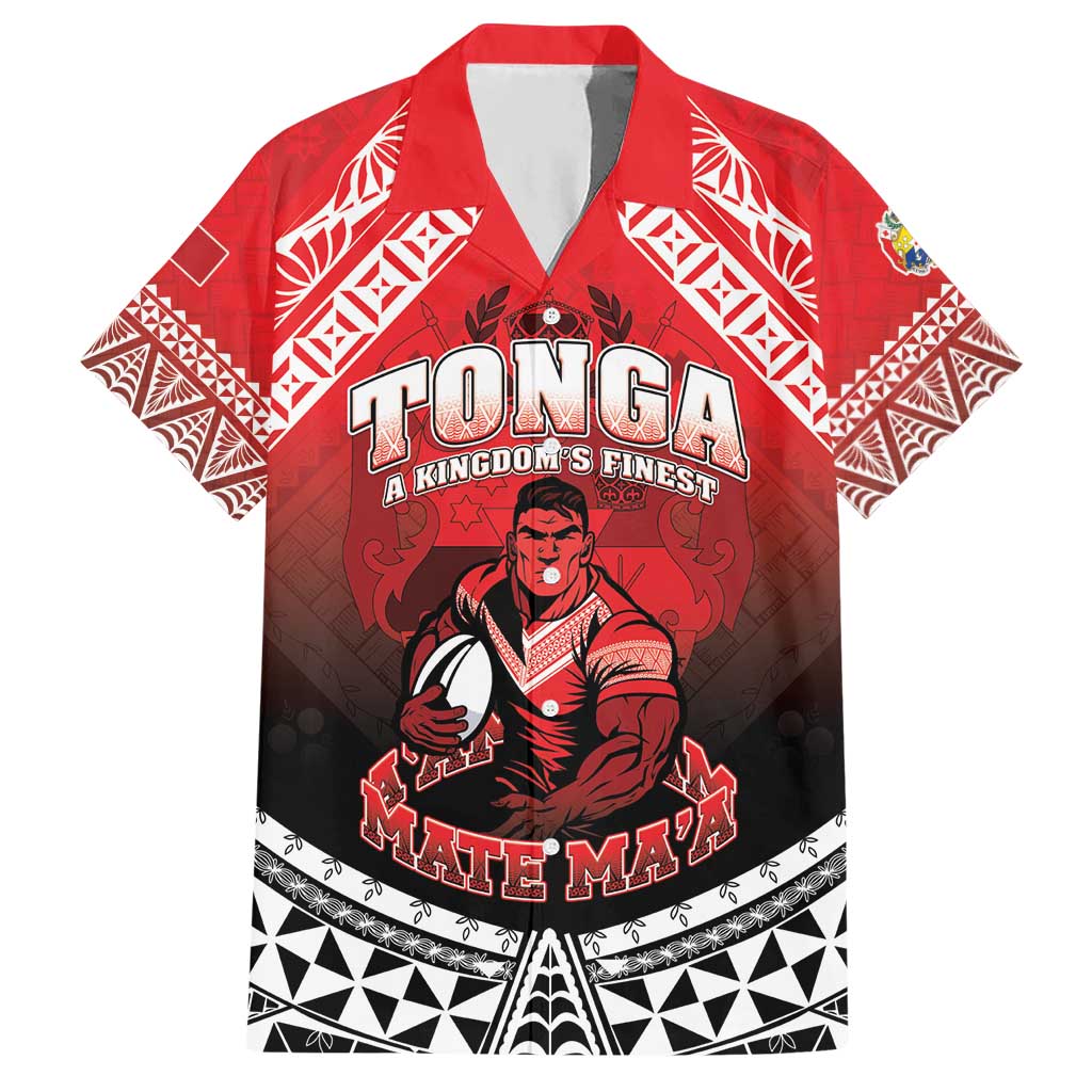 Custom Rugby Tonga MMT Hawaiian Shirt Mana O Tonga - Polynesian Pride