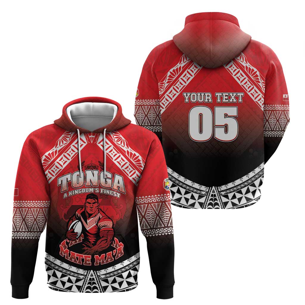 Custom Rugby Tonga MMT Hoodie Mana O Tonga - Polynesian Pride