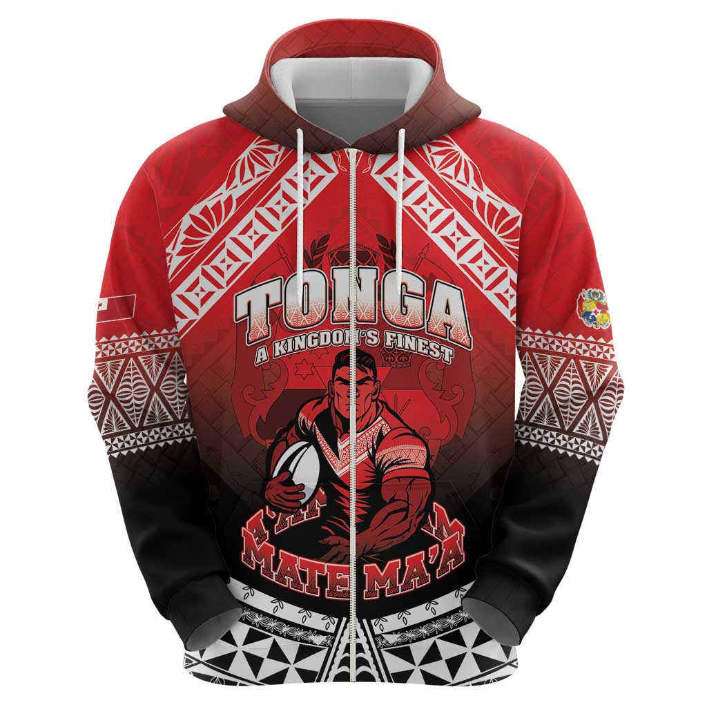 Custom Rugby Tonga MMT Hoodie Mana O Tonga - Polynesian Pride