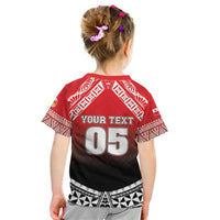 Custom Rugby Tonga MMT Kid T Shirt Mana O Tonga - Polynesian Pride