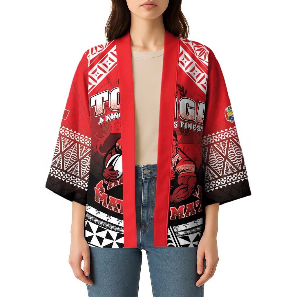 Custom Rugby Tonga MMT Kimono Mana O Tonga - Polynesian Pride
