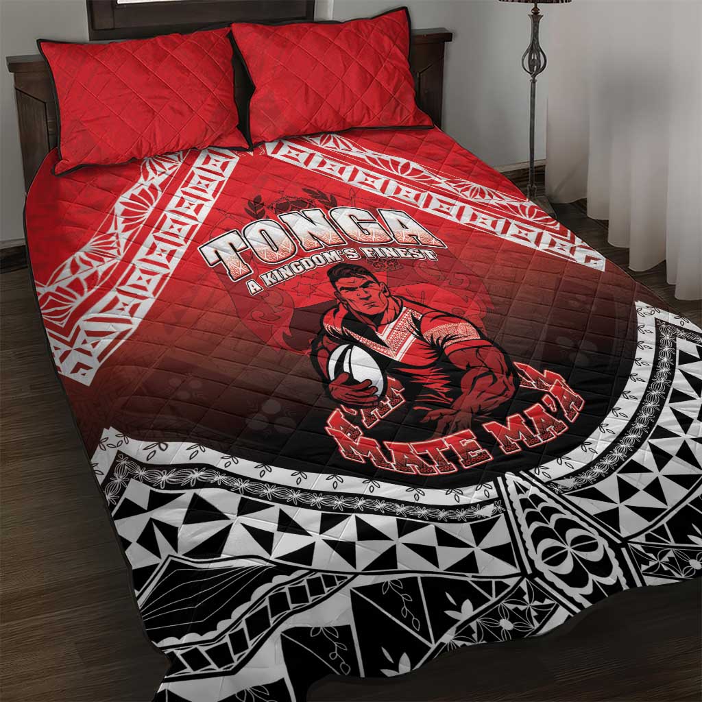 Rugby Tonga MMT Quilt Bed Set Mana O Tonga - Polynesian Pride
