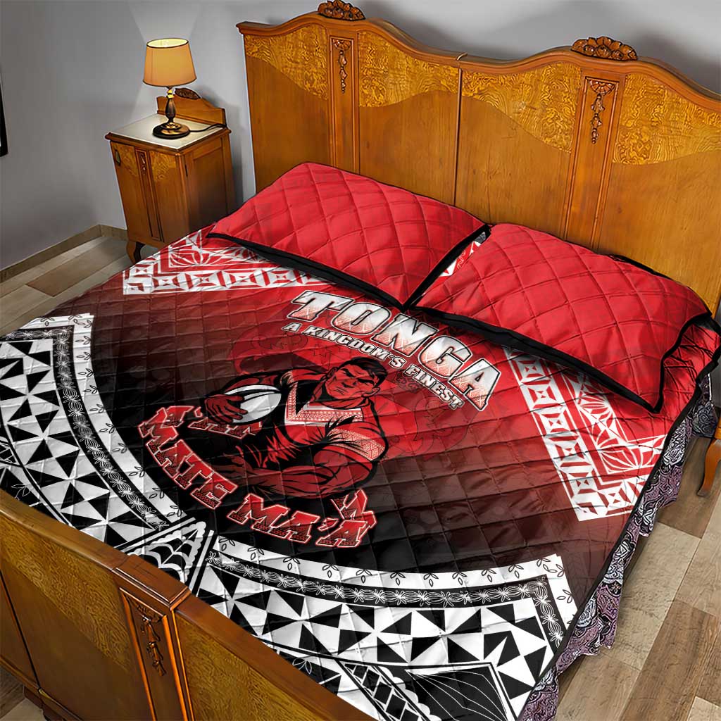 Rugby Tonga MMT Quilt Bed Set Mana O Tonga - Polynesian Pride