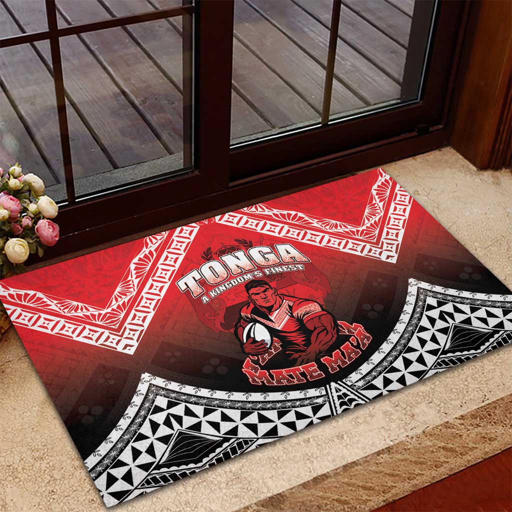 Rugby Tonga MMT Rubber Doormat Mana O Tonga - Polynesian Pride