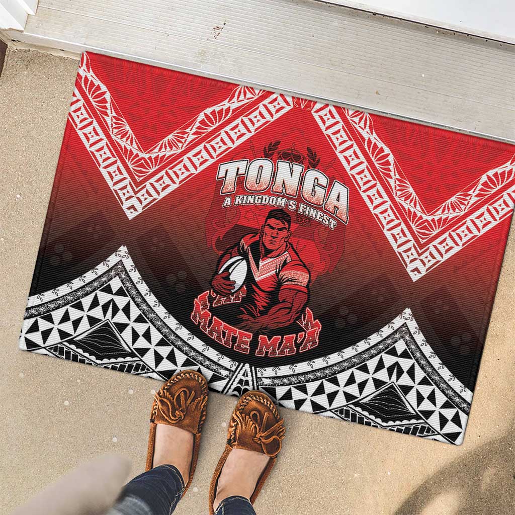 Rugby Tonga MMT Rubber Doormat Mana O Tonga - Polynesian Pride