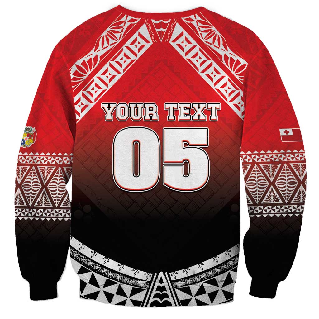 Custom Rugby Tonga MMT Sweatshirt Mana O Tonga - Polynesian Pride