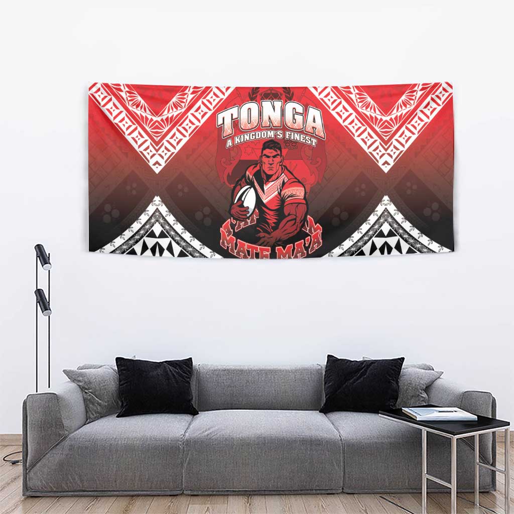 Rugby Tonga MMT Tapestry Mana O Tonga - Polynesian Pride