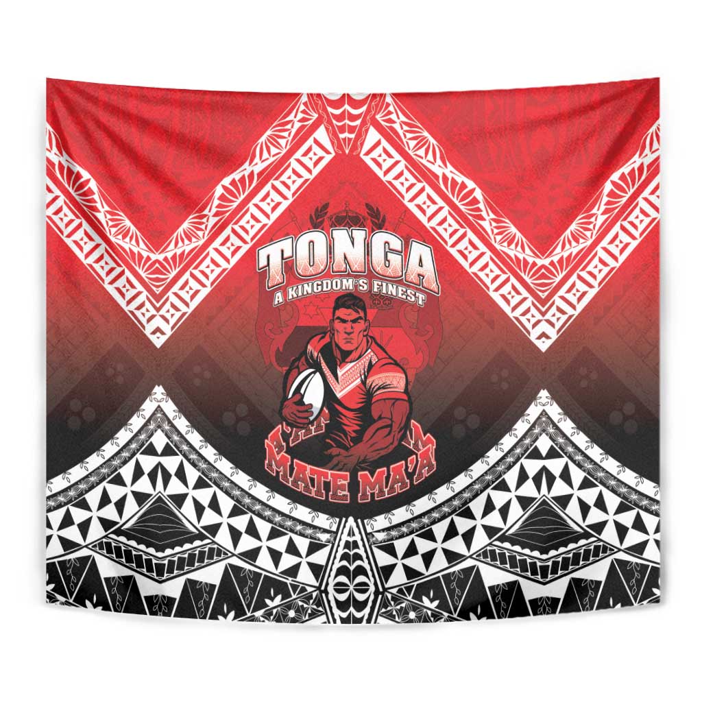 Rugby Tonga MMT Tapestry Mana O Tonga - Polynesian Pride
