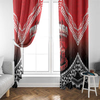Rugby Tonga MMT Window Curtain Mana O Tonga - Polynesian Pride