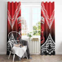 Rugby Tonga MMT Window Curtain Mana O Tonga - Polynesian Pride
