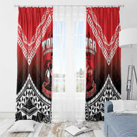 Rugby Tonga MMT Window Curtain Mana O Tonga - Polynesian Pride