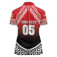 Custom Rugby Tonga MMT Women Polo Shirt Mana O Tonga - Polynesian Pride