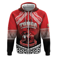 Custom Rugby Tonga MMT Zip Hoodie Mana O Tonga - Polynesian Pride