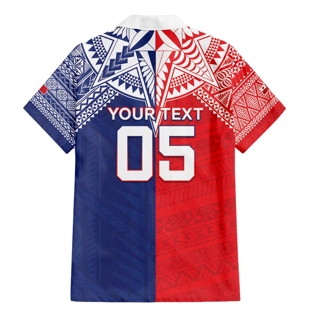 Custom Rugby Samoa And Tonga Family Matching Mermaid Dress and Hawaiian Shirt Toa Samoa With Mate Maa - Polynesian Pride