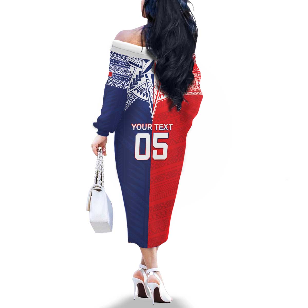 Custom Rugby Samoa And Tonga Family Matching Off The Shoulder Long Sleeve Dress and Hawaiian Shirt Toa Samoa With Mate Maa - Polynesian Pride