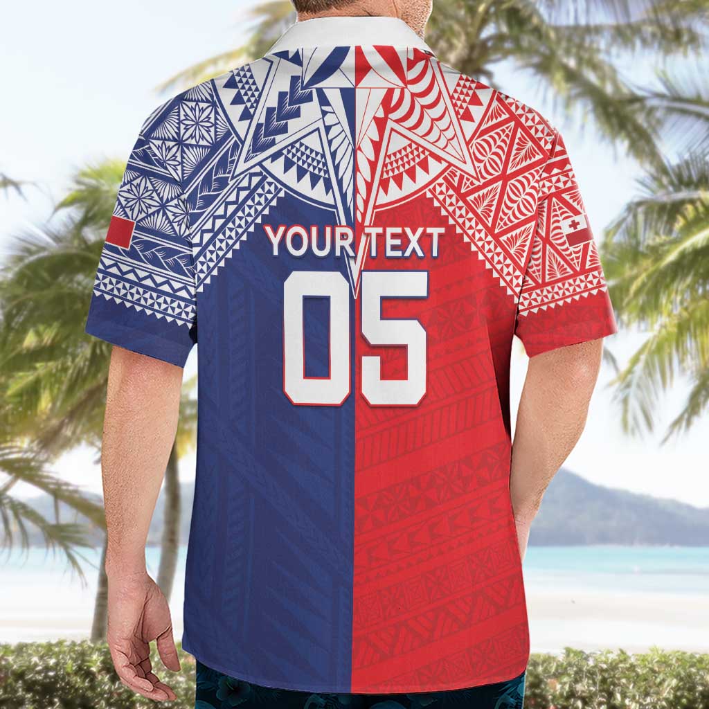 Custom Rugby Samoa And Tonga Hawaiian Shirt Toa Samoa With Mate Maa - Polynesian Pride
