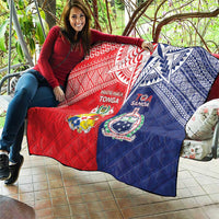 Rugby Samoa And Tonga Quilt Toa Samoa With Mate Maa - Polynesian Pride