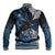 New Zealand Huia Bird Baseball Jacket Aotearoa Maori Pattern