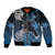 New Zealand Huia Bird Bomber Jacket Aotearoa Maori Pattern