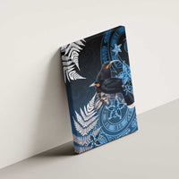 New Zealand Huia Bird Canvas Wall Art Aotearoa Maori Pattern